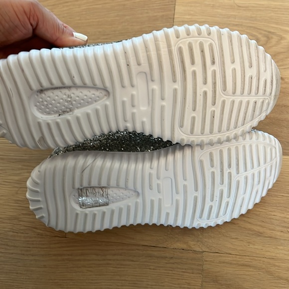 Silver Sparkle Wiessman Hip-Hop Shoes - Picture 2 of 4